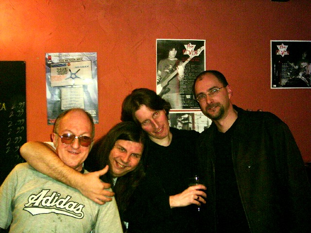 Actually managed to get the band to pose for a picture - must have been the offer of free kebabs.